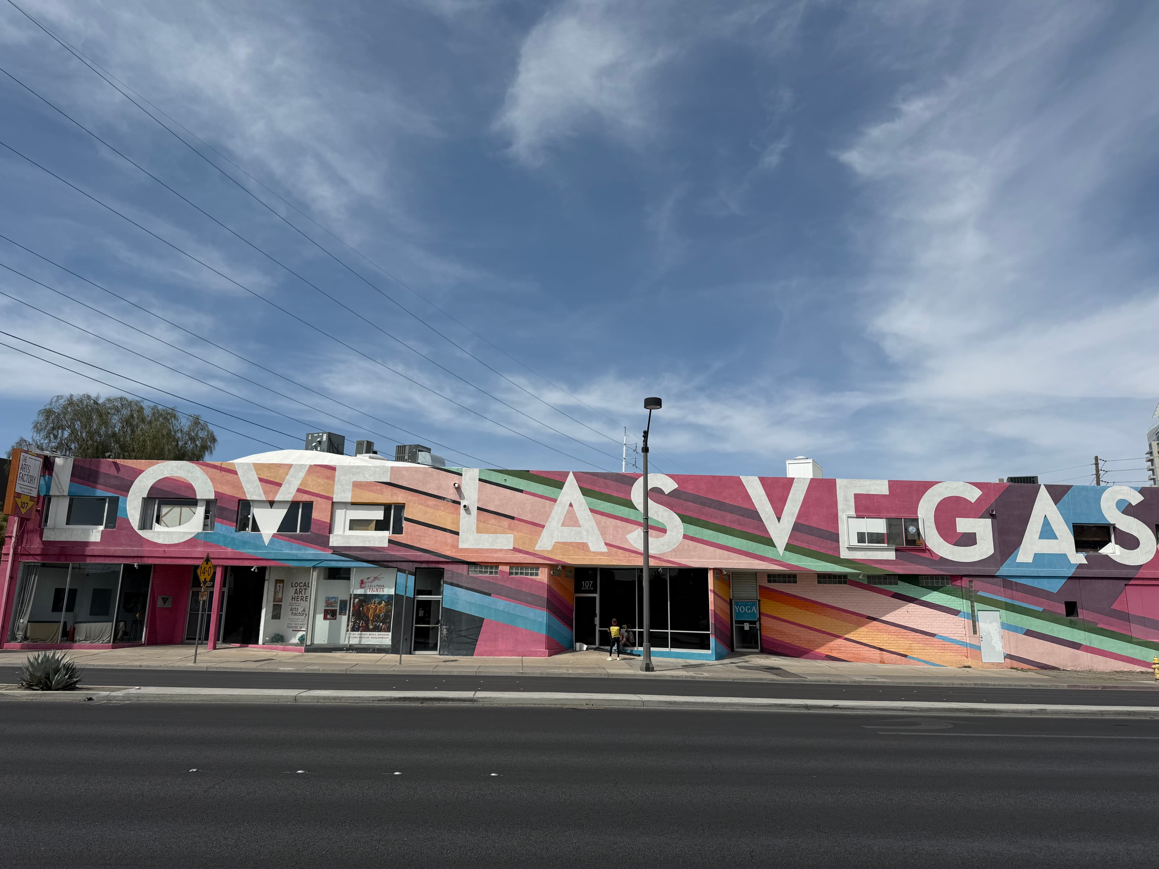Mural in the 18b Las Vegas Arts District