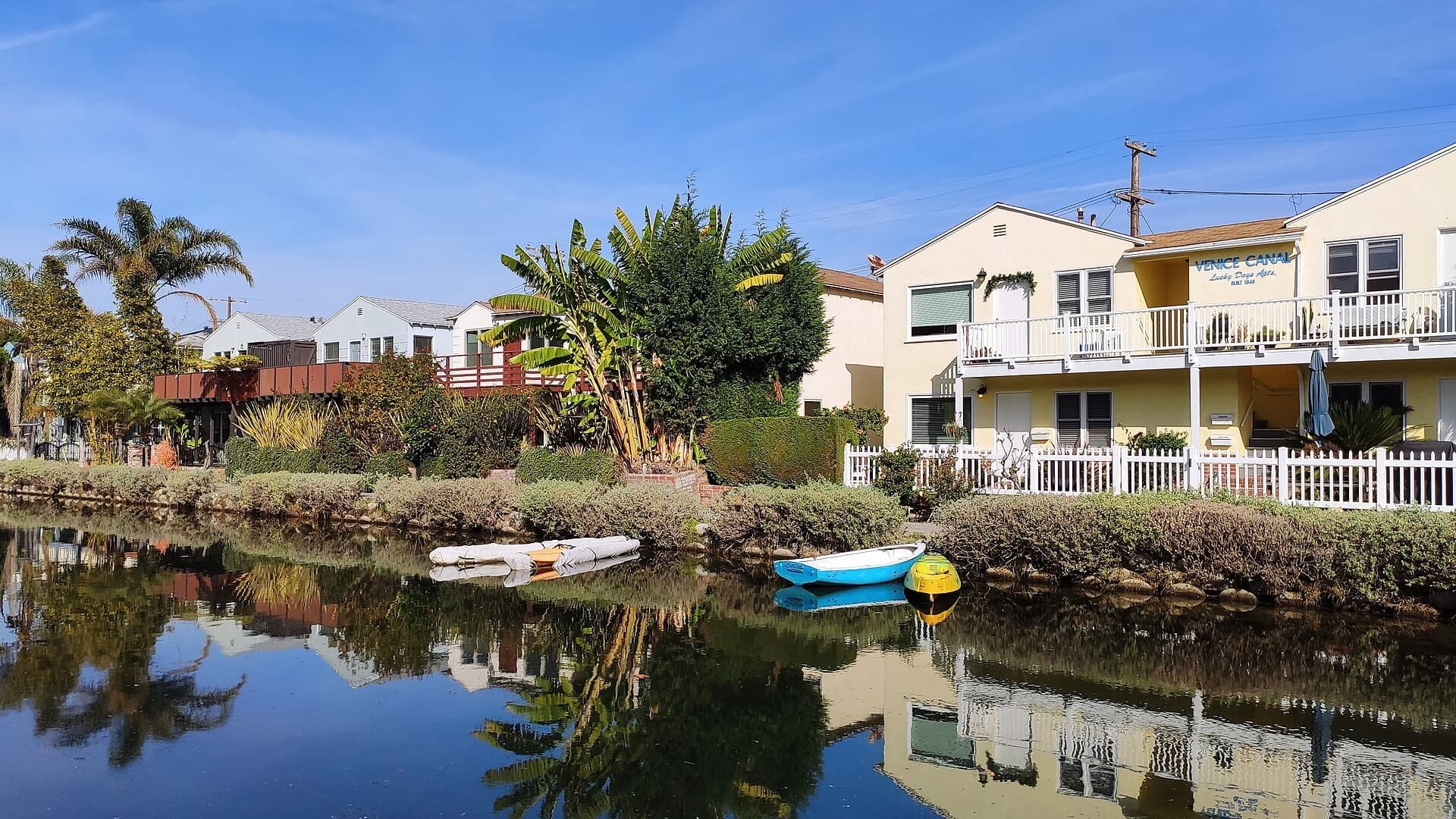 Venice Canal Historic District in Los Angeles