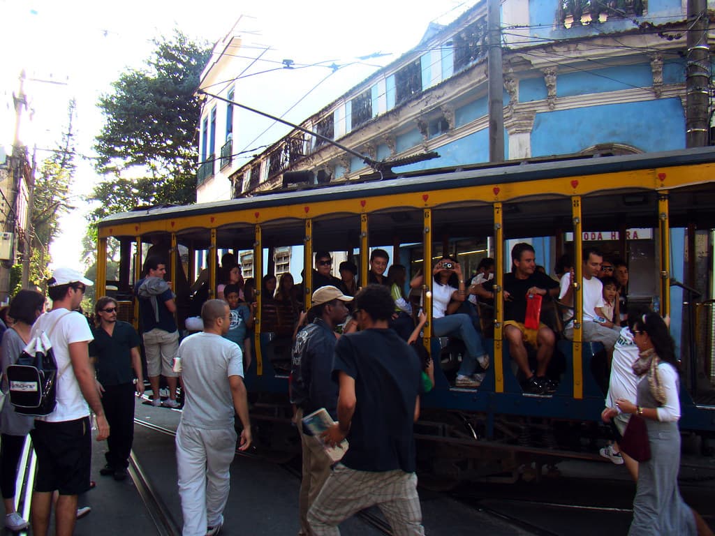 Santa Teresa tram in Rio de Janeiro